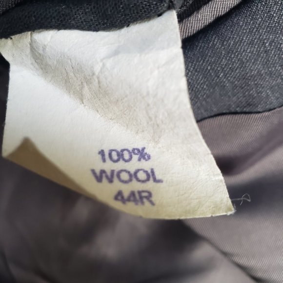 JoS A Bank Signature Collection Wool Blazer Sport Coat Men's 44R Black - Picture 6 of 11